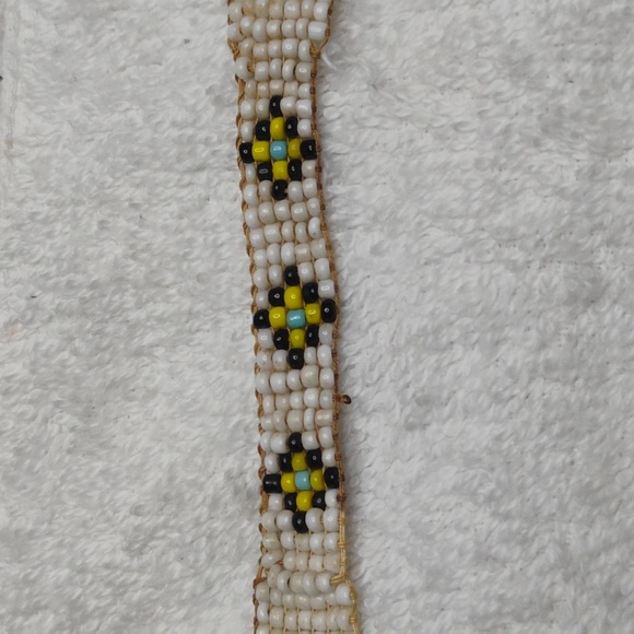 Indian beaded multi colored necklace - Picture 5 of 5